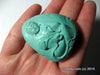 Blue Turquoise LuoHan Pendant 21.6 grams