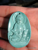 Blue Turquoise GuanYin Pendant 17.0 grams