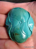 Blue Turquoise Laughing Buddha Pendant 22.7 grams