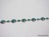 Natural turquoise bracelet 7.5 inches