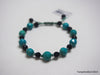 Natural pure turquoise beads bracelet