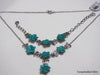 Natural turquoise necklace 20 inches