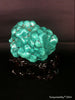 Natural blue turquoise stone with redwood stand 334.6 grams