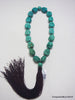 Natural pure turquoise beads bracelet 7.8 inches