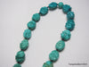 Natural pure turquoise beads bracelet 7.8 inches