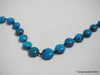 Natural turquoise necklace 16.5 inches