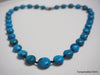 Natural turquoise necklace 16.5 inches