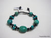 Natural pure turquoise beads bracelet