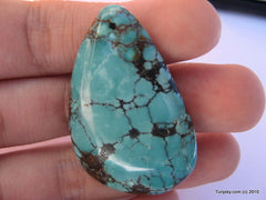 Natural blue turquoise cabochon 10.3 grams