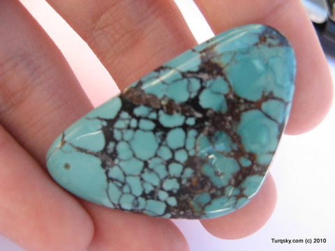 Natural blue turquoise cabochon 8.4 grams