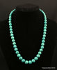 Natural turquoise necklace 17 inches