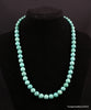Natural turquoise beads necklace 17.4 inches